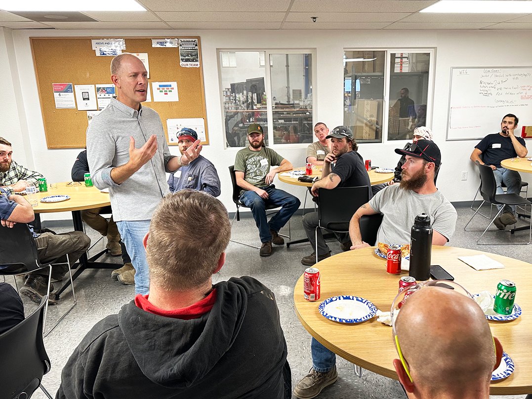 CEO Tyler Nottberg Meets with Apprentice Fellowship Program Participants