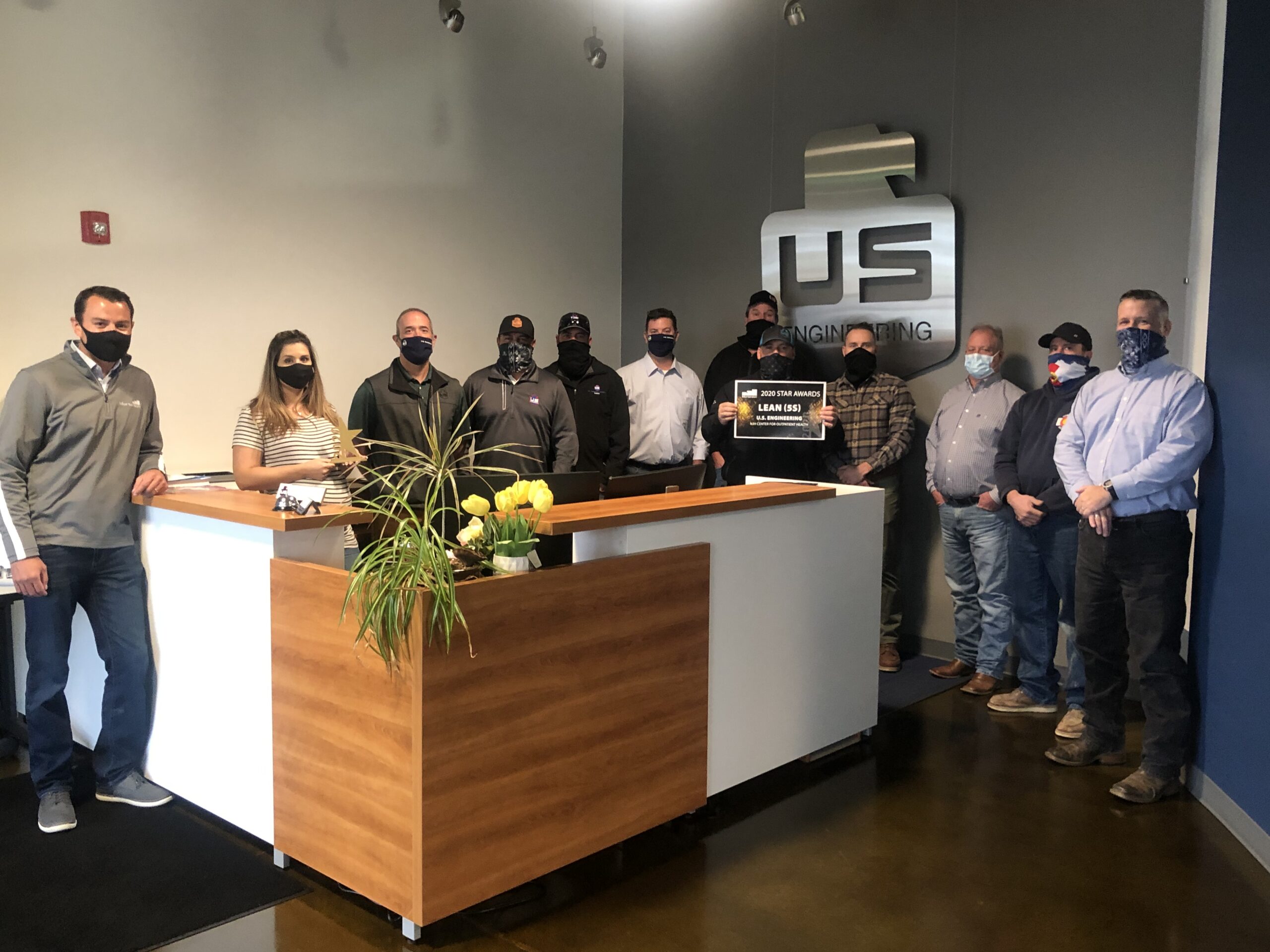 U.S. Engineering Receives a Mortenson STAR Award for Lean 5(s)