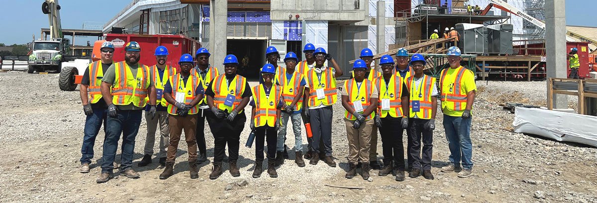 High Aspirations Participants Learn about Construction Careers during AdventHealth Project Tour